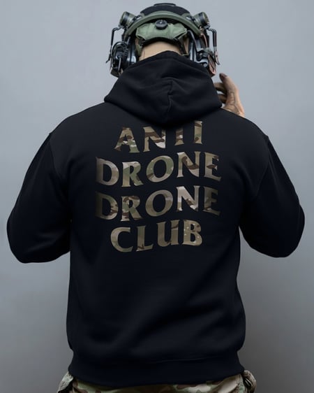Худі на флісі / без флісу "Antidrone club multicam" We feel