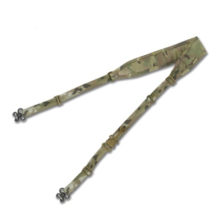 Двухточечный оружейный ремень с QD антабками M-lok и быстрой регулировкой Multicam USA KIBORG