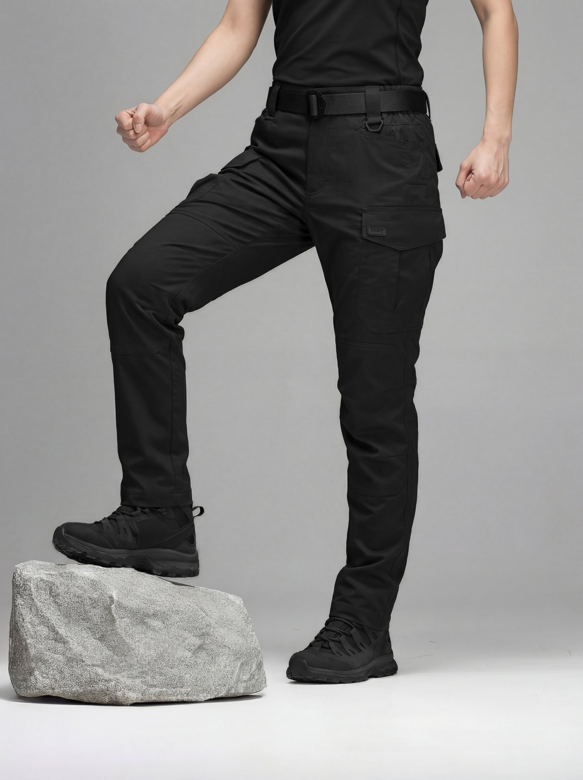 Штани жіночі карго тактичні BEZET Ranger чорний - Фото 2