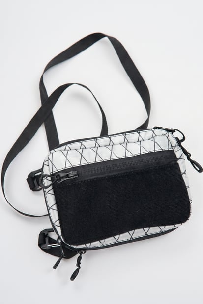 Сумка через плече з велкро панеллю "Kogata", сірий TURWEAR