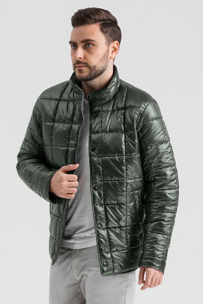 Чоловіча куртка зелена осіння Davis Suns House