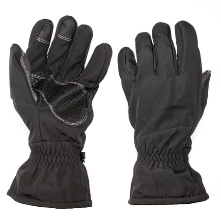 Рукавички зимові тактичні SoftShell термо 3 шари сенсорні PERUN UAD Чорний