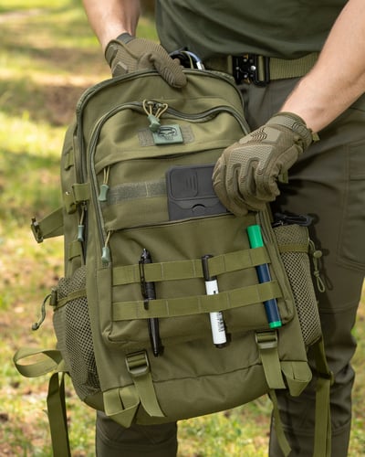 Рюкзак тактичний BEZET Commando хакі - Фото 8