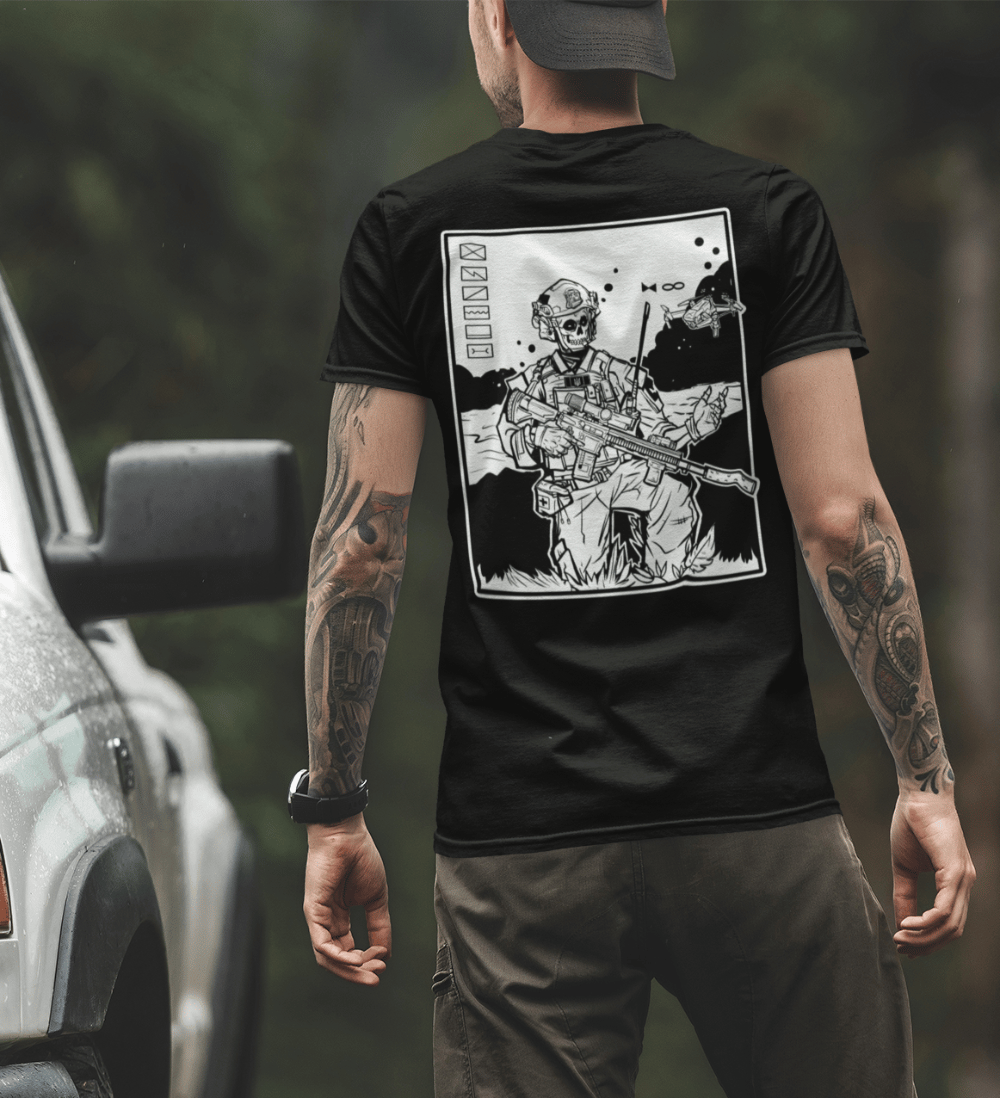 Футболка Warrior 03 чорна We feel