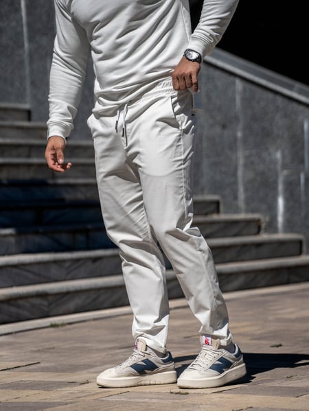 Чоловічі завужені штани Casual-Sport Білі
