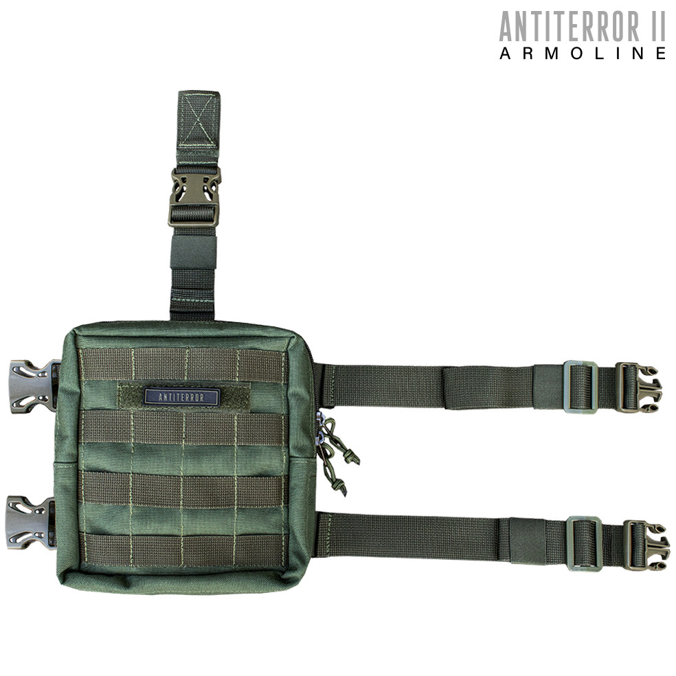 Підсумок на стегно "ANTITERROR II" OLIVE (Cordura) Armoline