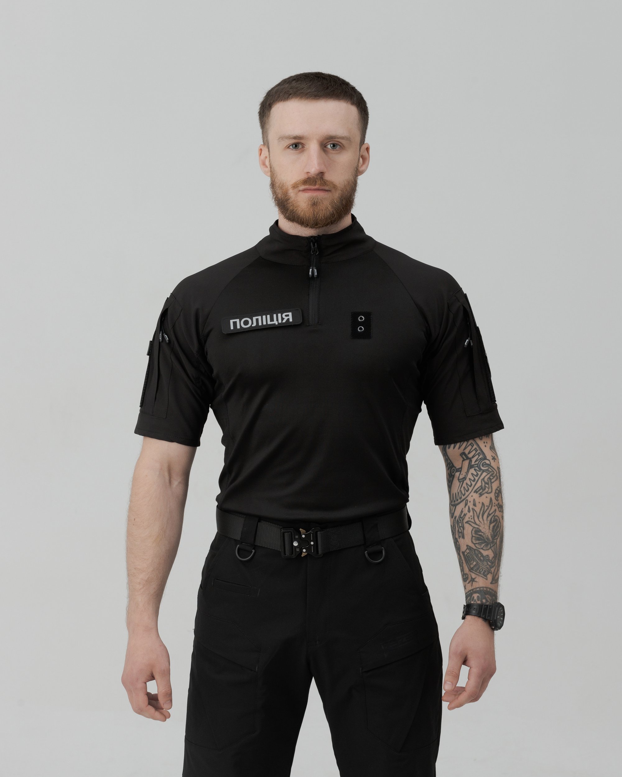 Футболка тактична чоловіча BEZET Combat чорний - Фото 2