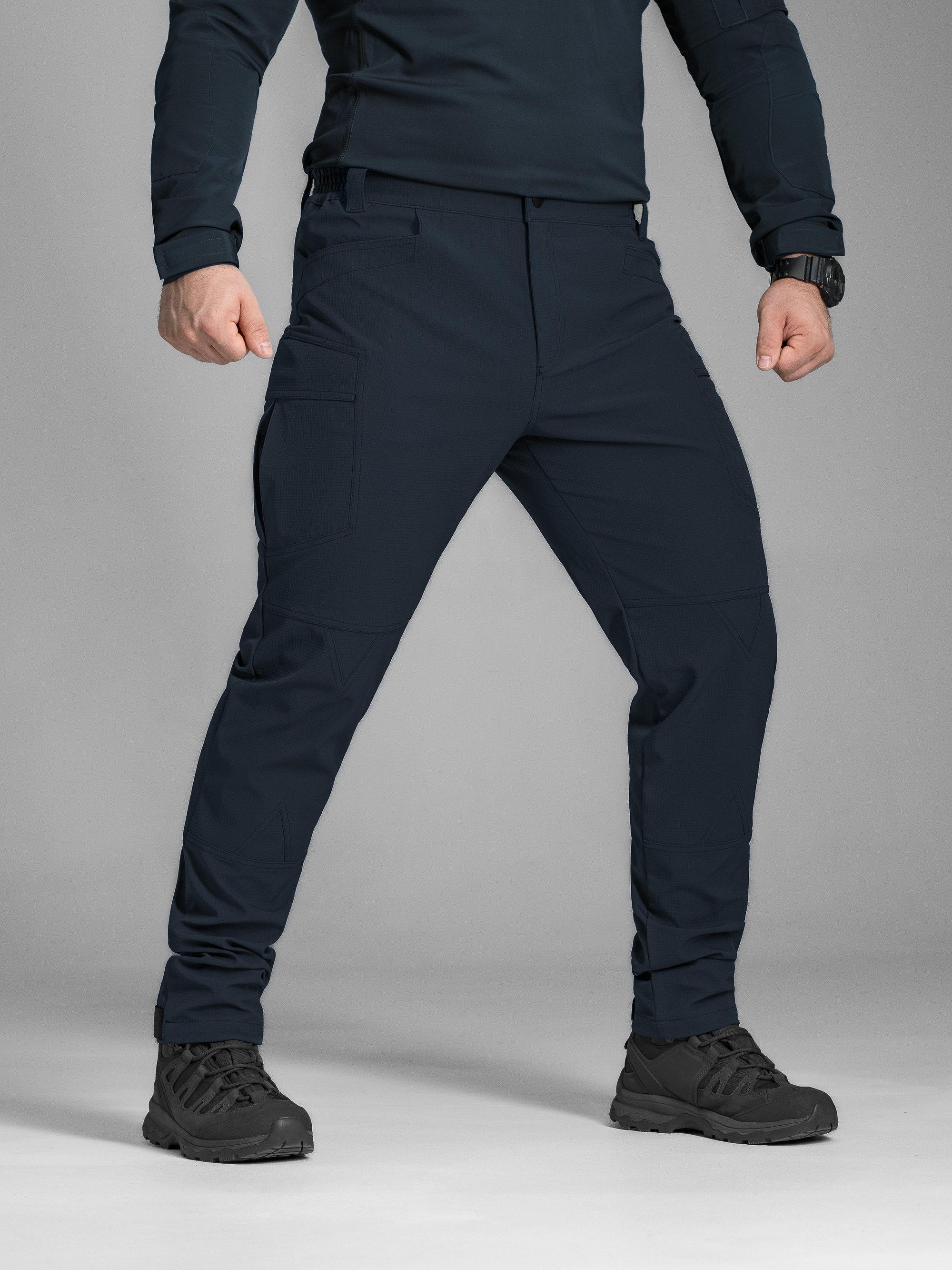 Брюки карго тактичні BEZET Капелан синій - Фото 6