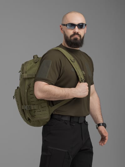 Рюкзак тактичний BEZET Soldier хакі - Фото 15