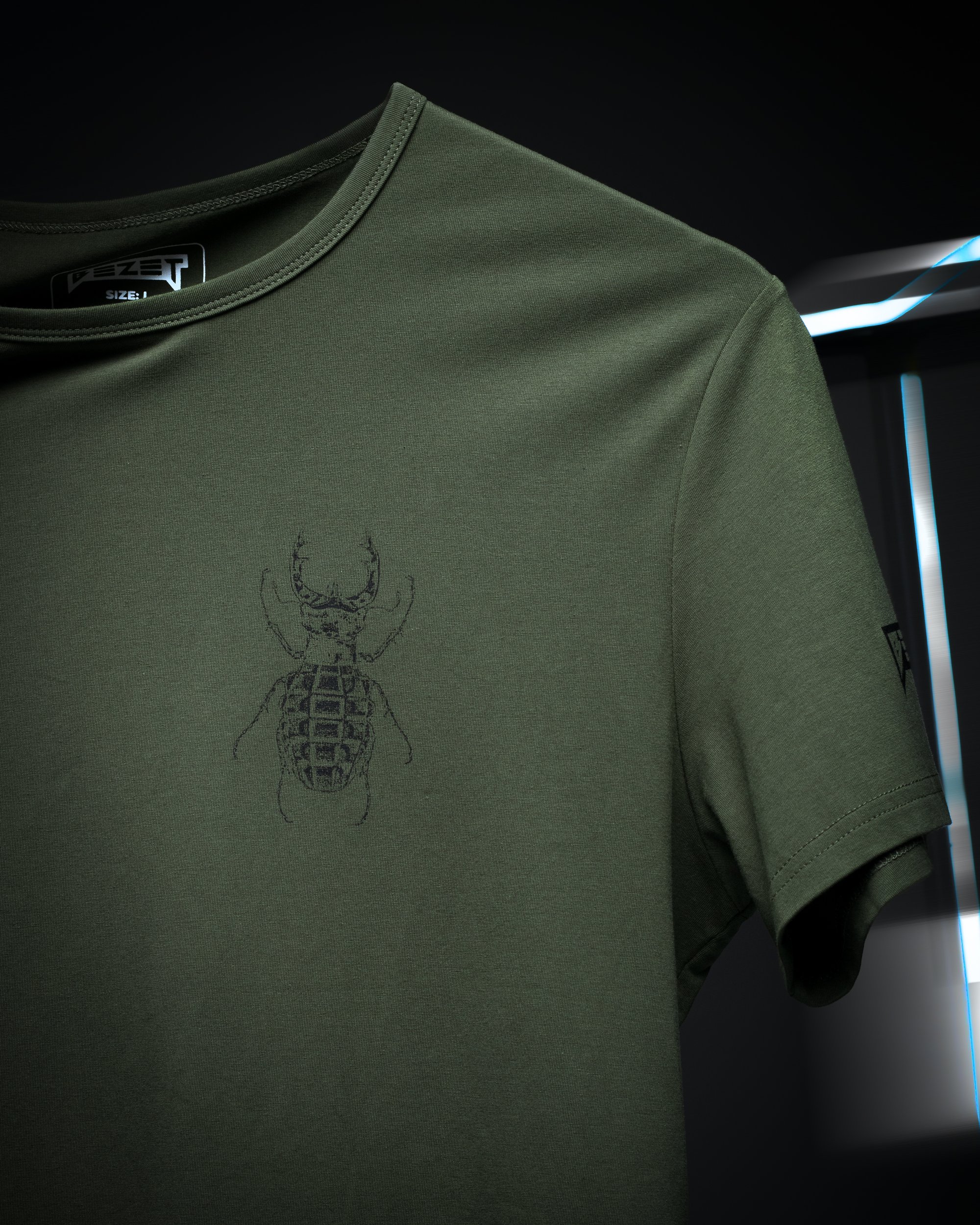 Футболка BEZET Scarab Ops хакі - Фото 18