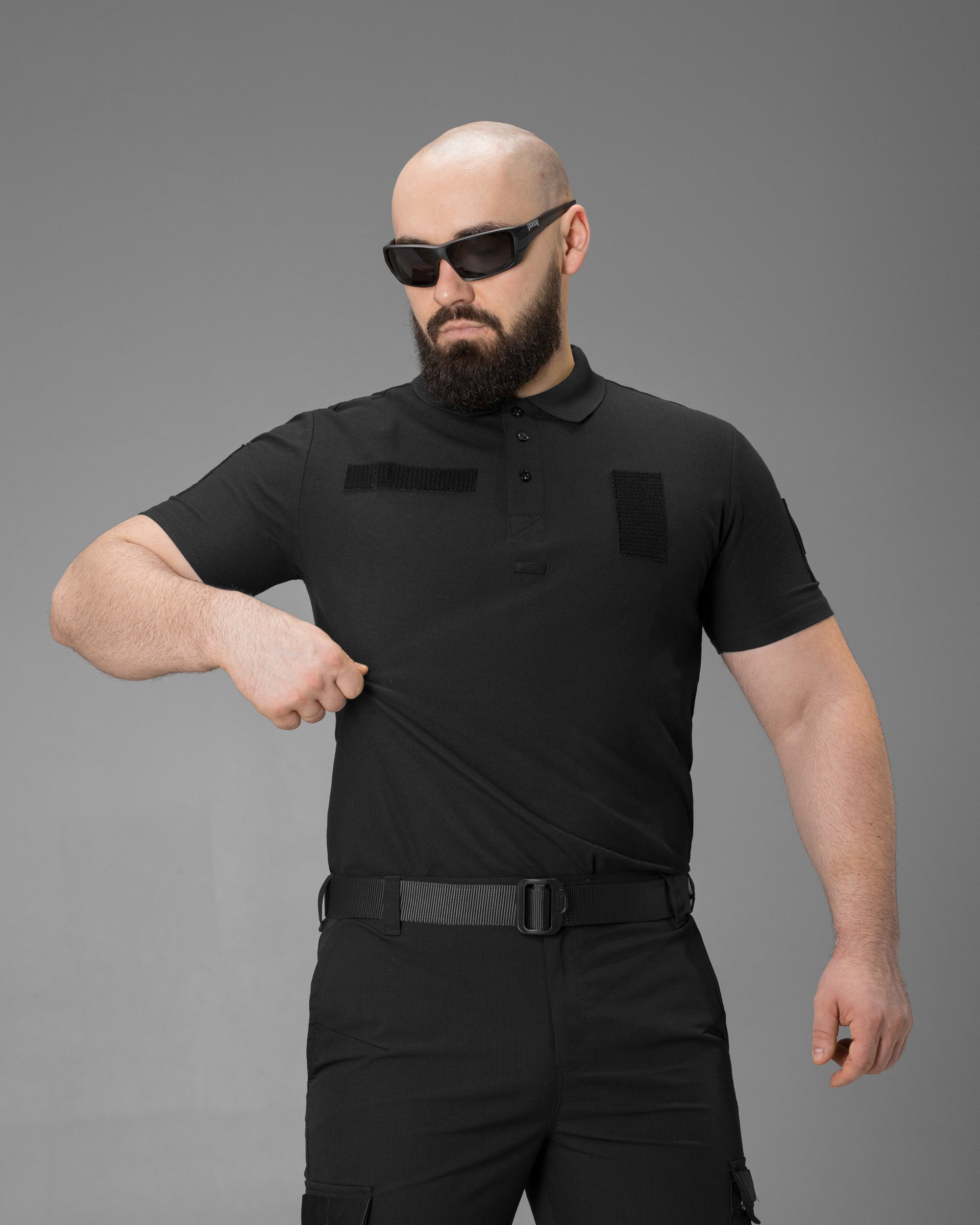 Футболка поло тактическая BEZET черный - Фото 7