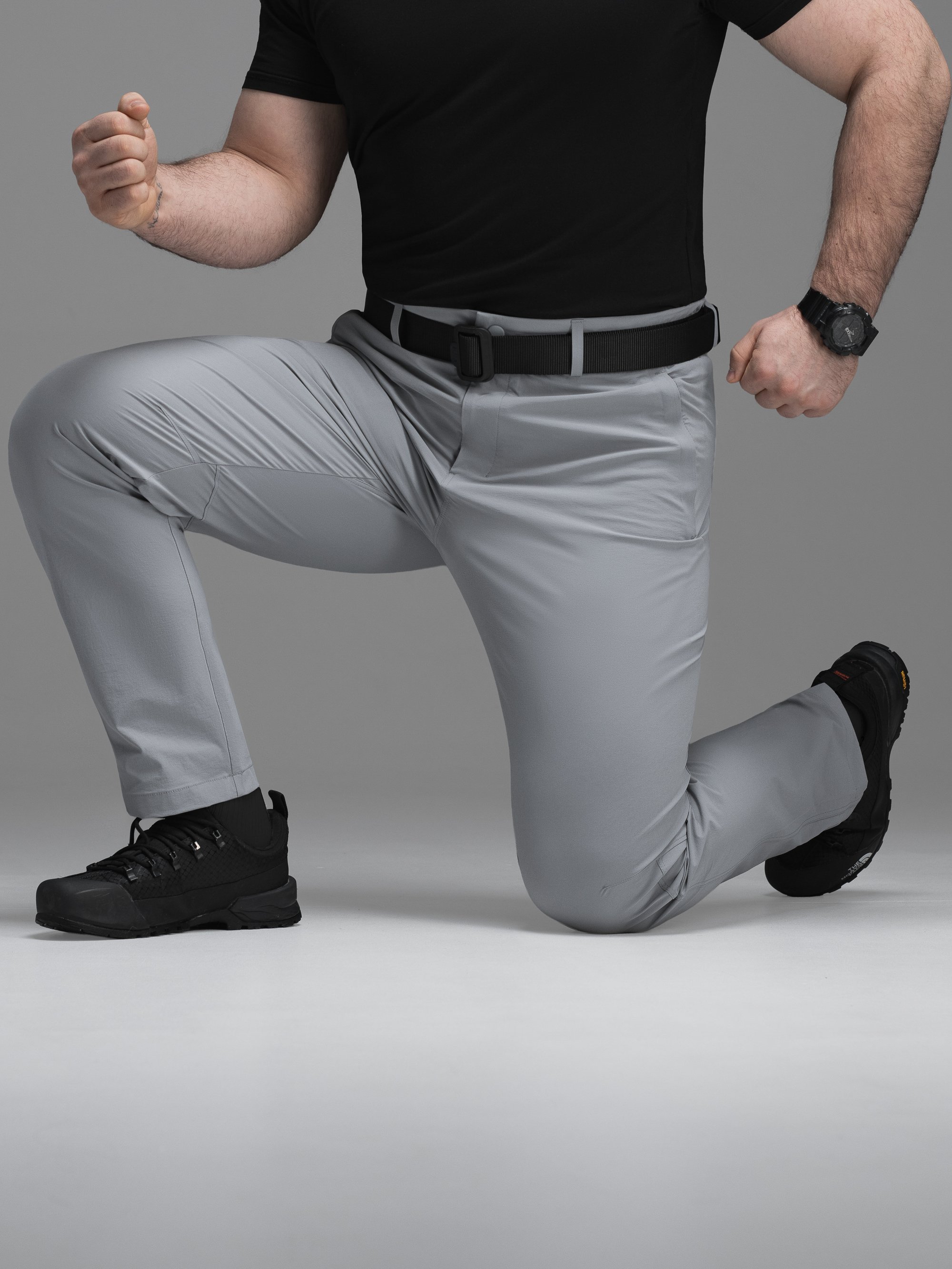 Брюки BEZET Decent сірий - Фото 15