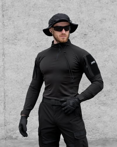 Сорочка тактична чоловіча BEZET Combat чорний - Фото 18