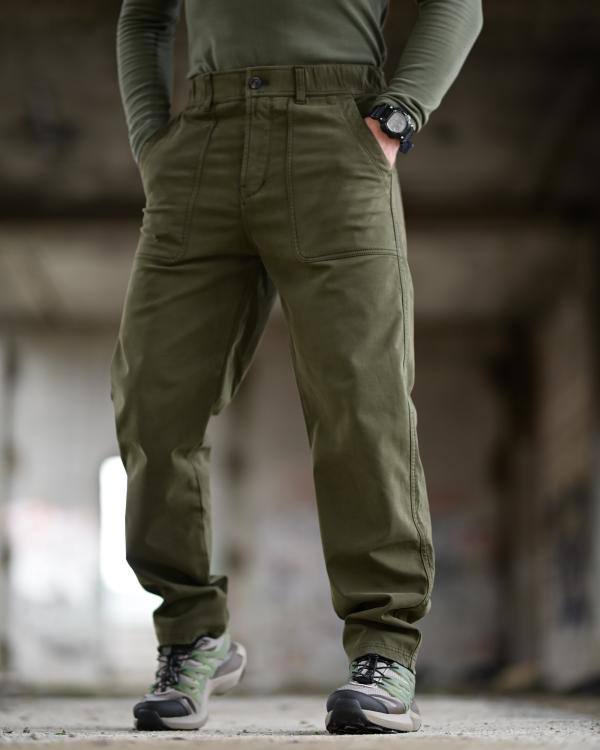 Зимові штани карго джогери на флісі вiд Sold-Out