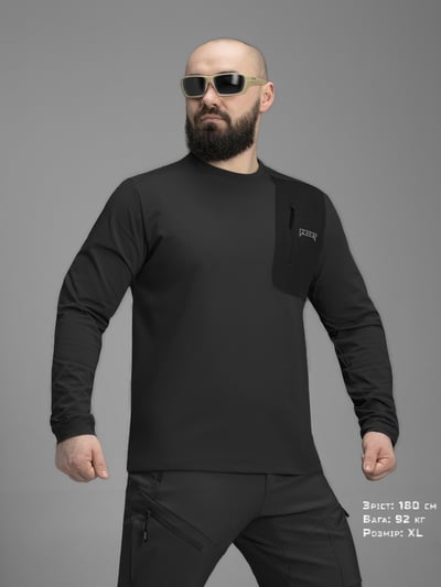 Кофта BEZET ActiveFlex чорний - Фото 1