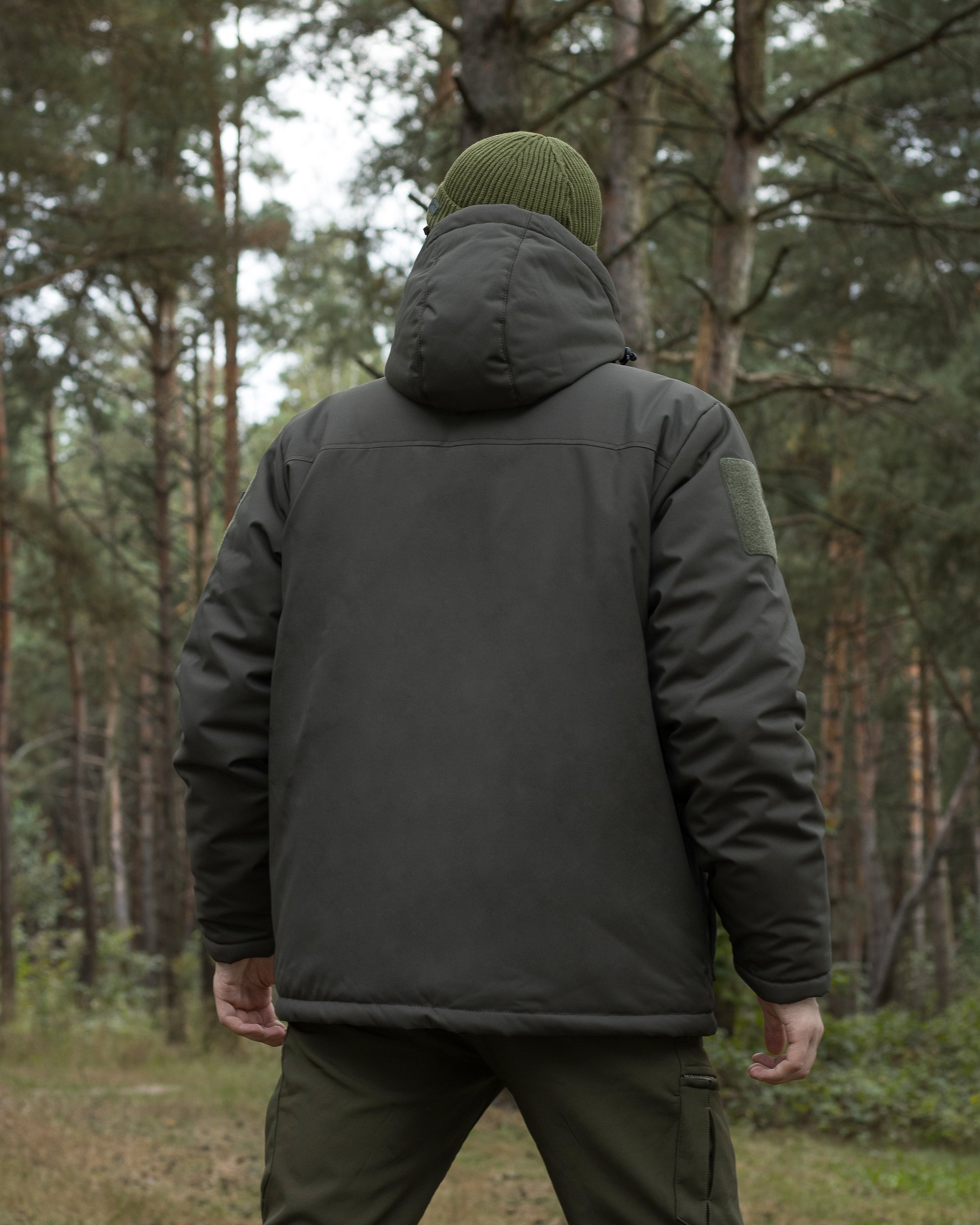 Куртка тактична зимова BEZET SnowPatrol хакі - Фото 8