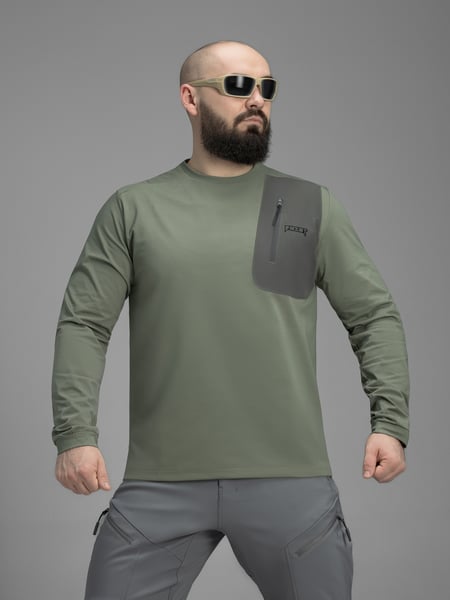 Кофта BEZET ActiveFlex хаки