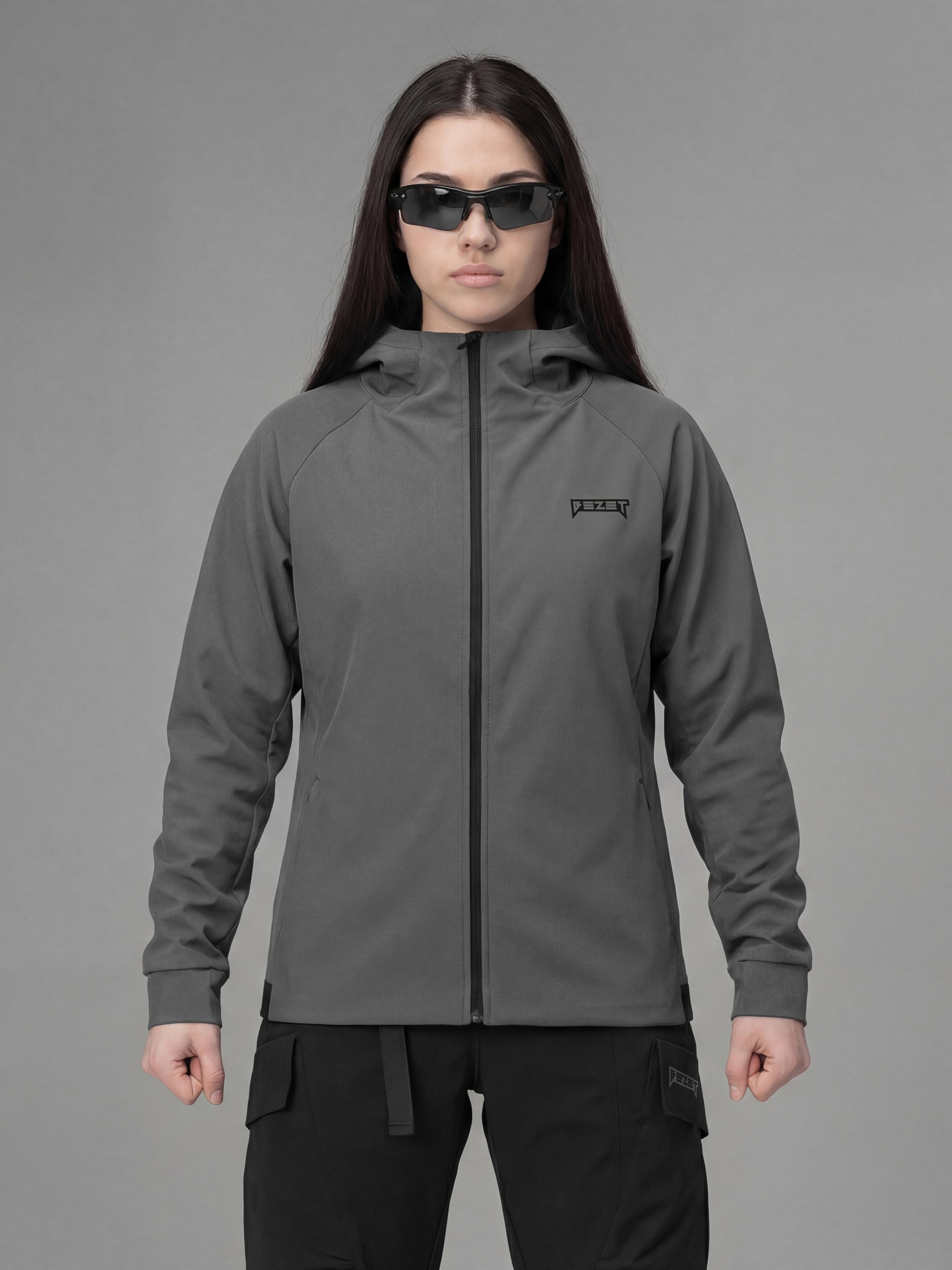 Куртка жіноча вітрівка BEZET Apex сірий