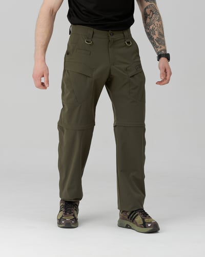 Штани-трансформери BEZET AdventurePro хакі - Фото 11