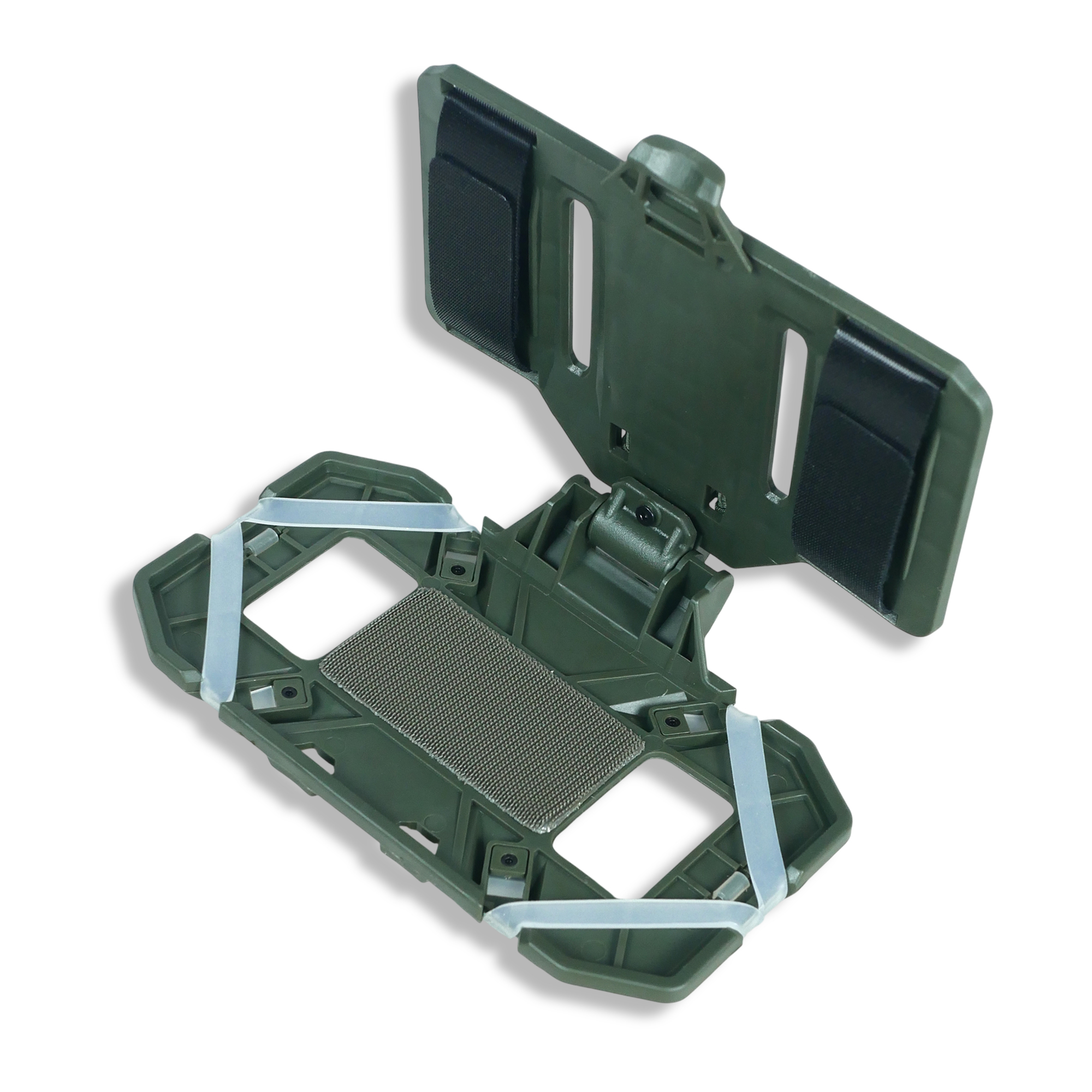 Кріплення для смартфона MOLLE, відкидний холдер, олива KIBORG