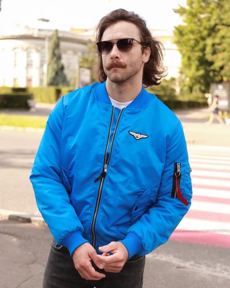 Бомбер MA-1 електрик Olymp