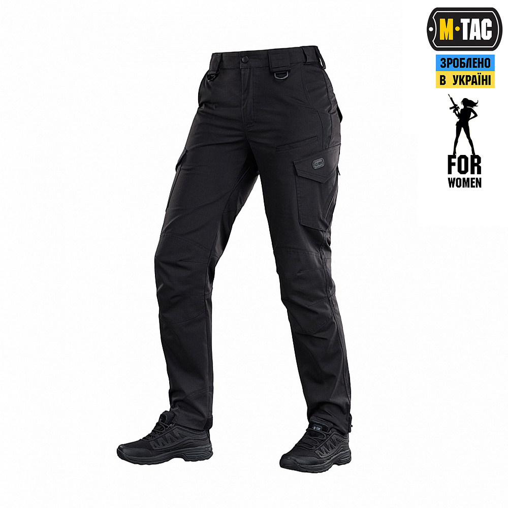Жіночі тактичні штани M-Tac Aggressor Lady Flex. Чорний