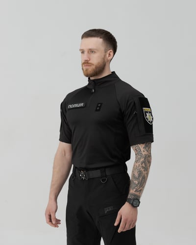 Футболка тактична чоловіча BEZET Combat чорний - Фото 1