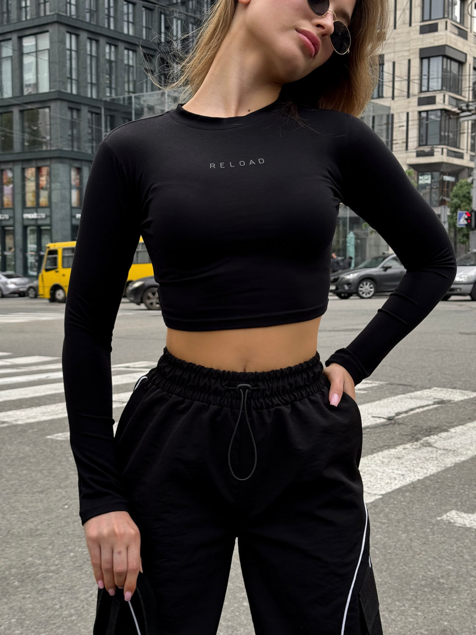Кроп-топ Reload - Molly, черный