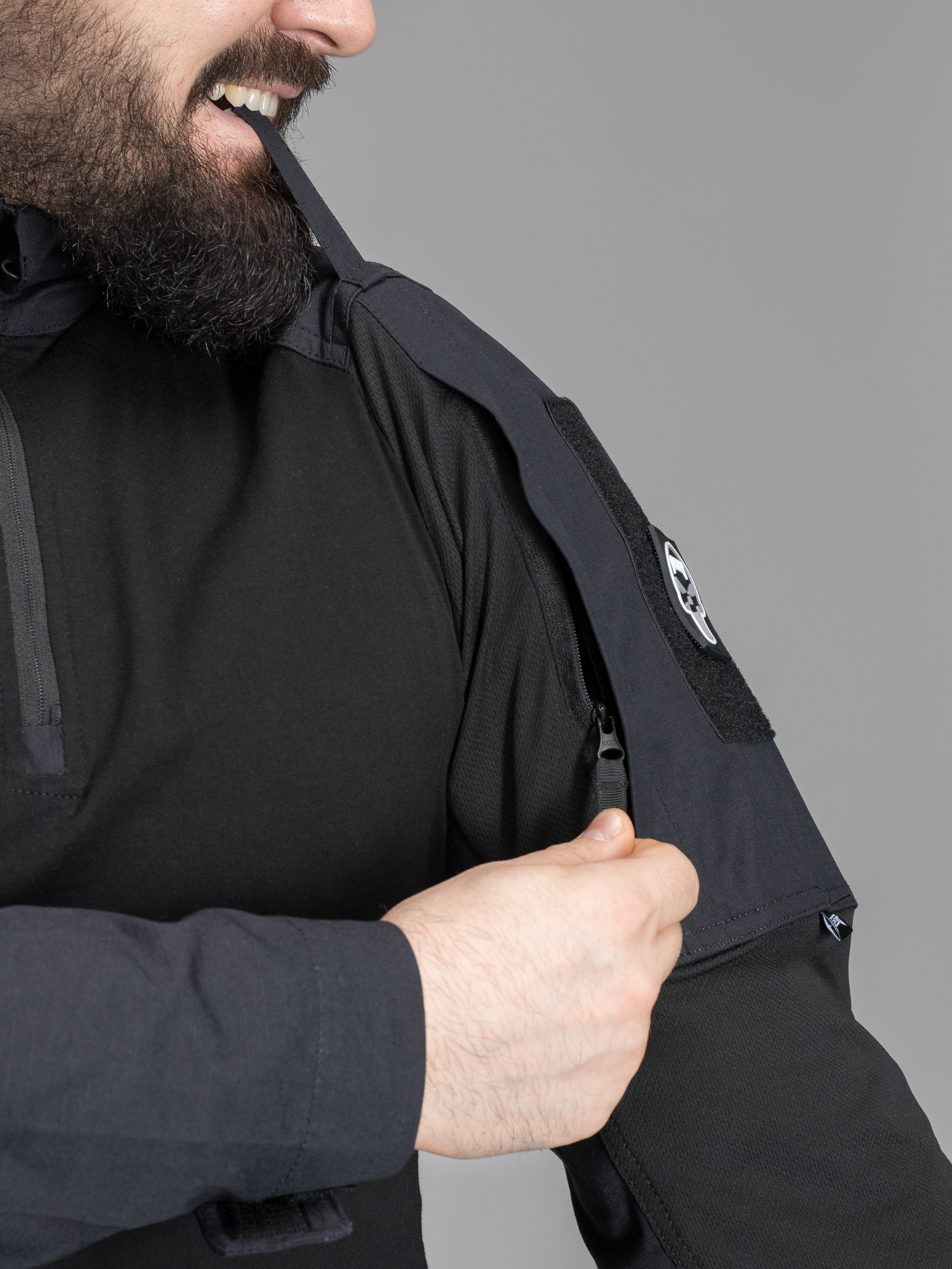 Сорочка бойова BEZET Штурм чорний - Фото 31