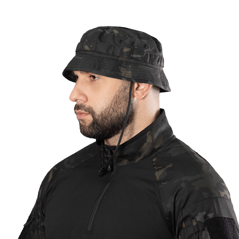 Панама Camotec Combat Twill Чорний KOMBAT