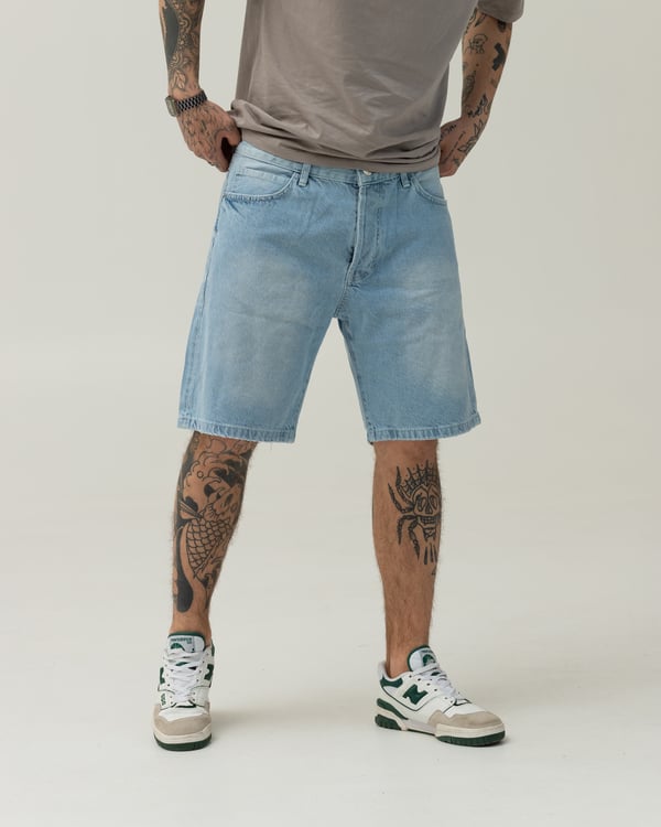 Джинсові шорти BEZET з потертостями