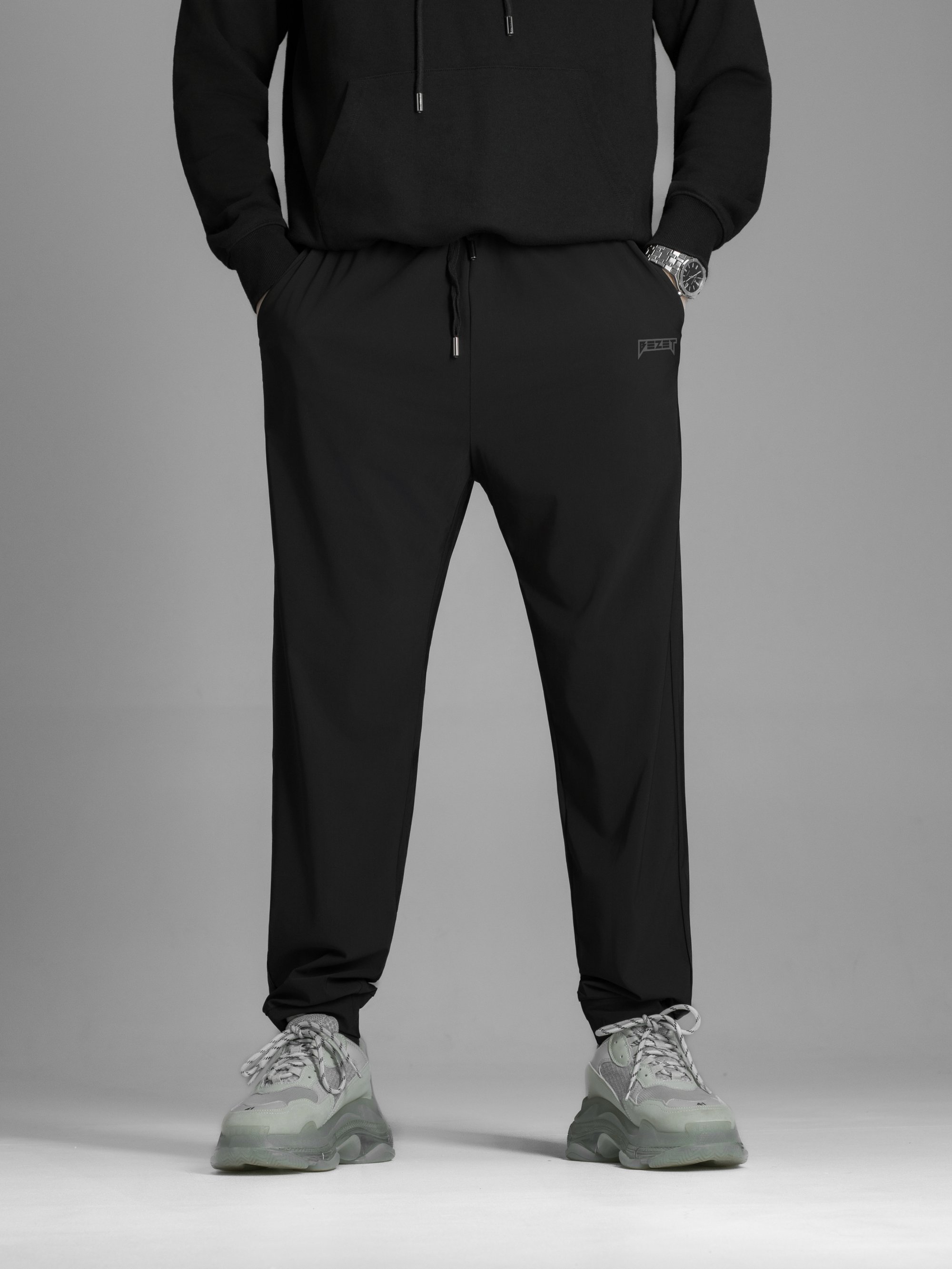 Штани джогери BEZET Raw чорний - Фото 24