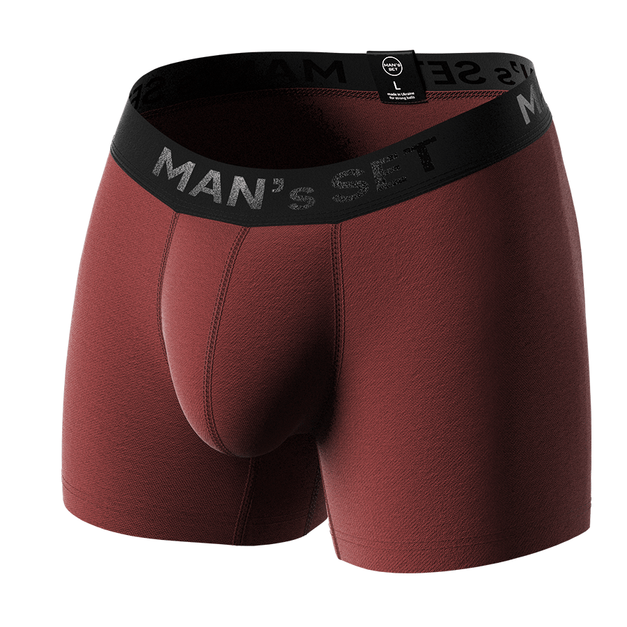 Мужские анатомические боксеры, Intimate Low-rise Black Series, коричневый MansSet