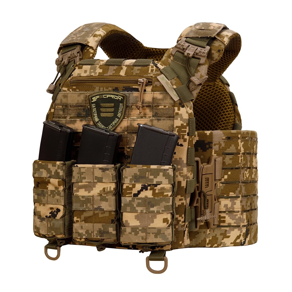 Плитоноска SPECPROM WARMOR Gen.5 V2 +3 підсумки АК Піксель (без плит) (00000003742) СПЕЦПРОМ КР