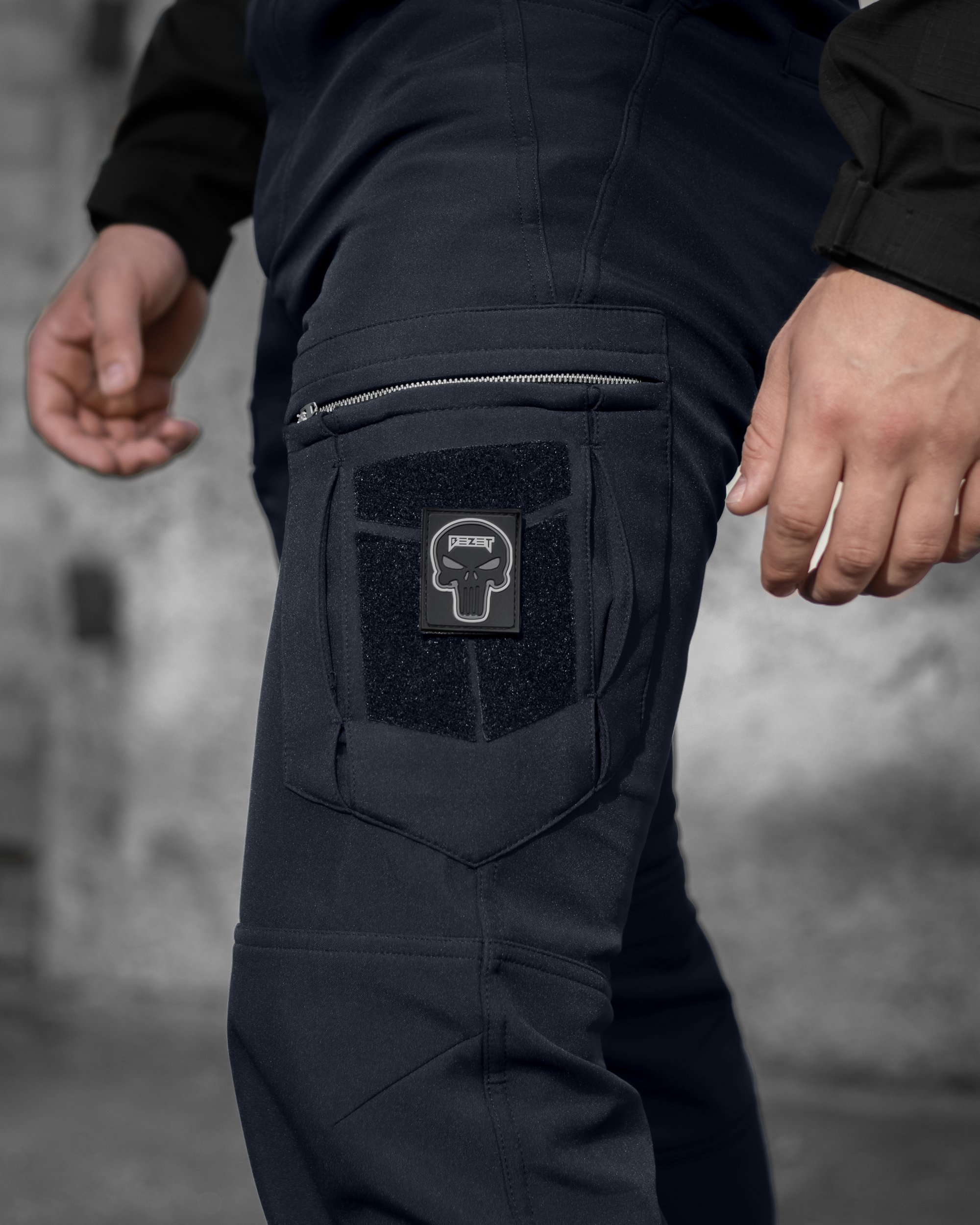 Штани карго тактичні Softshell BEZET Ешелон темно-сірий - Фото 16