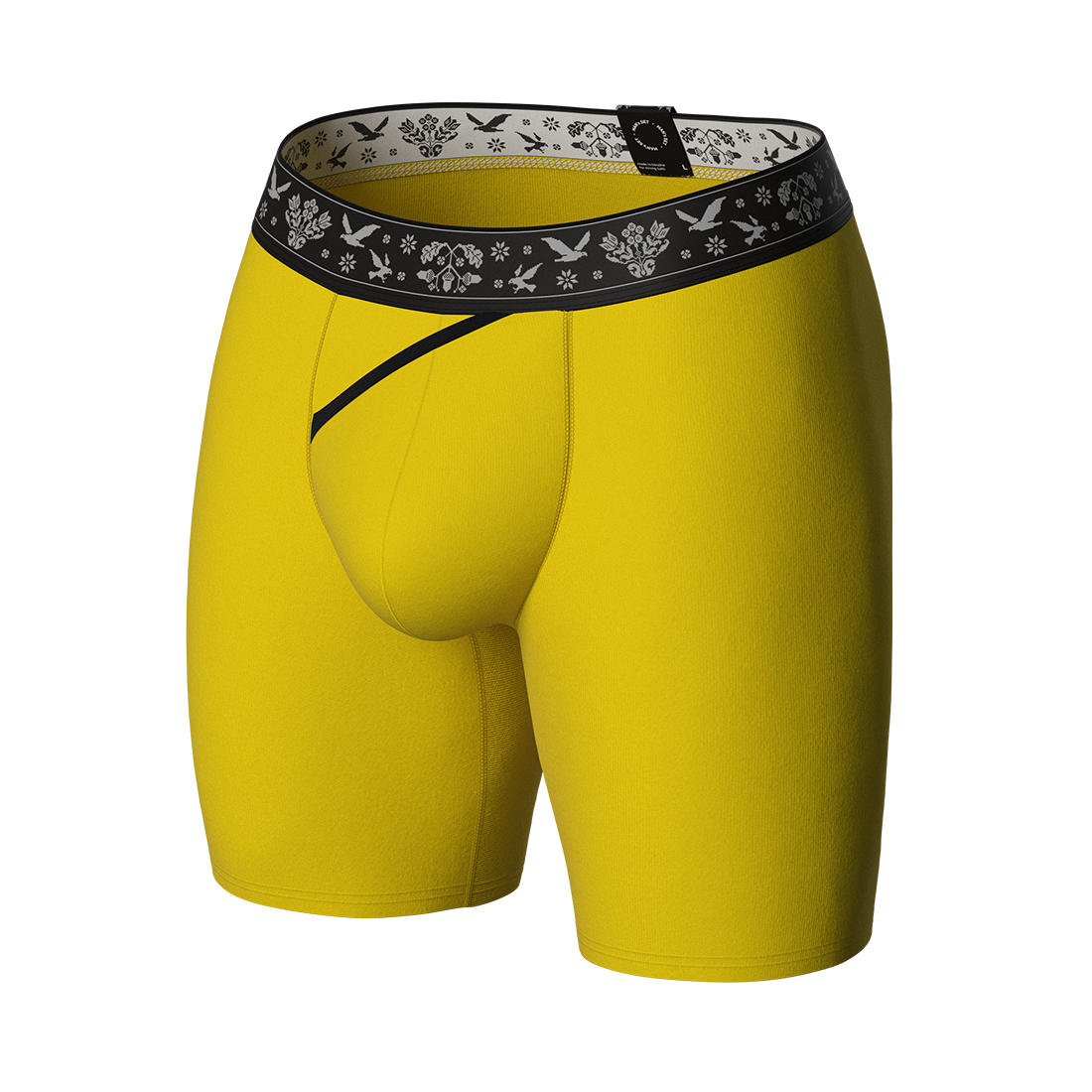 Чоловічі анатомічні боксери, Ukrainian Long 2.0, лимонний MansSet