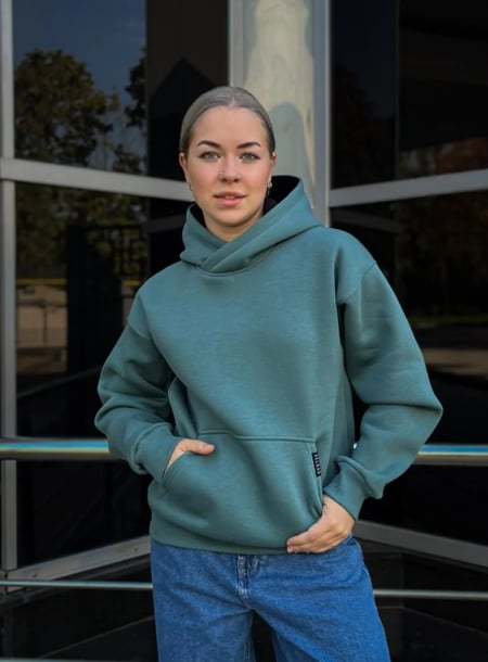 Худи Reload - Basic Fleece морской