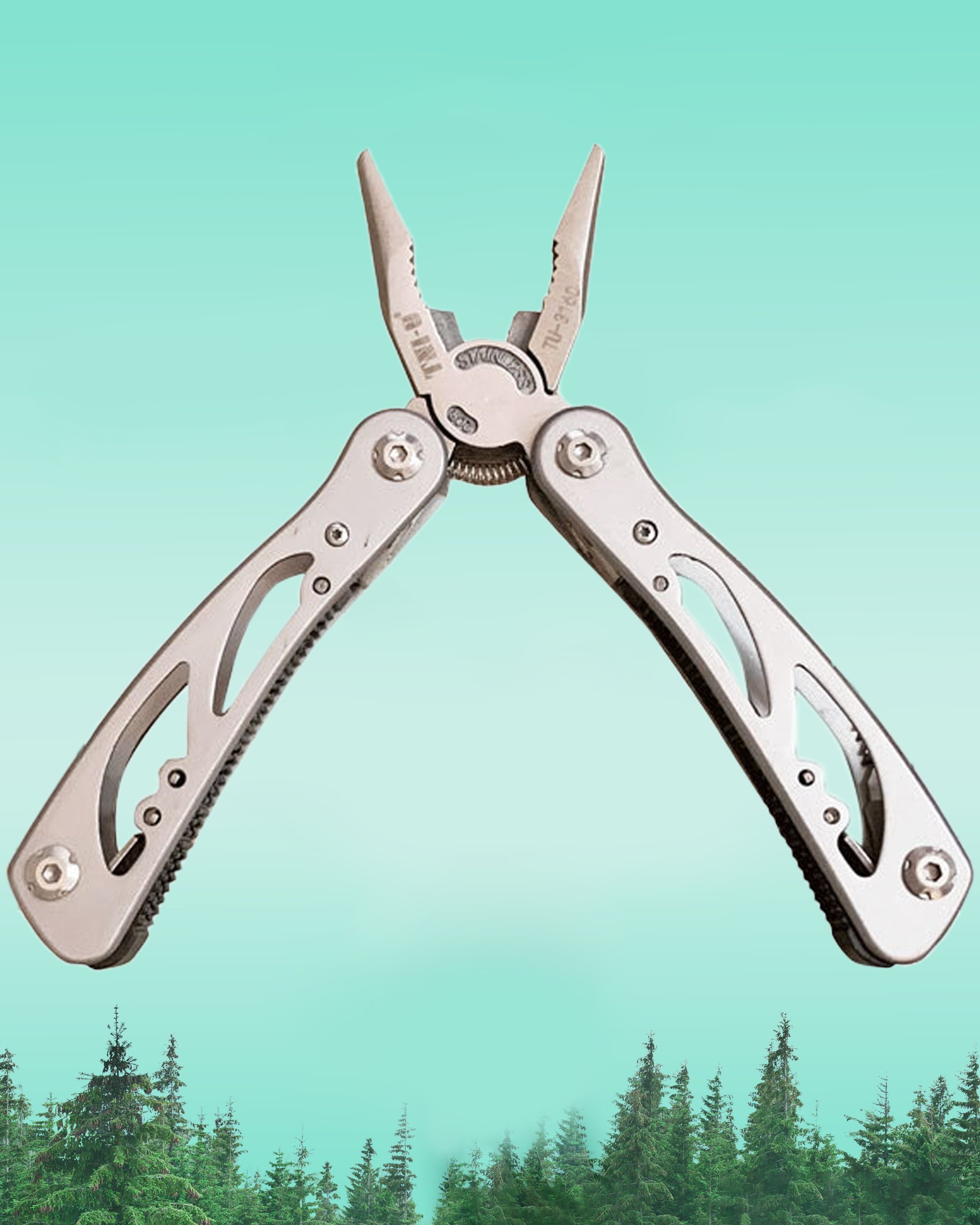 Мультитул тактичний BEZET, сірий