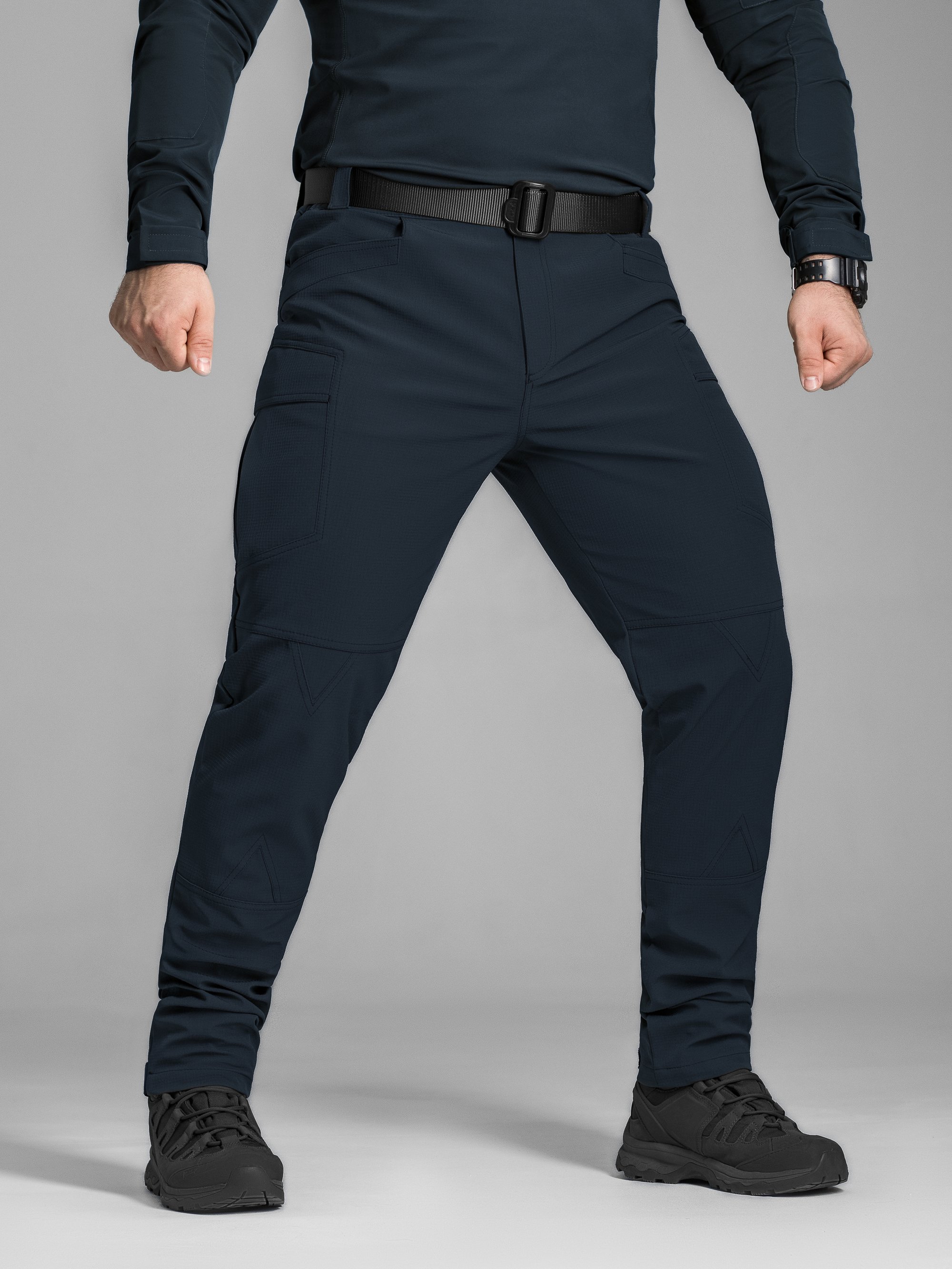 Брюки карго тактичні BEZET Капелан синій - Фото 2