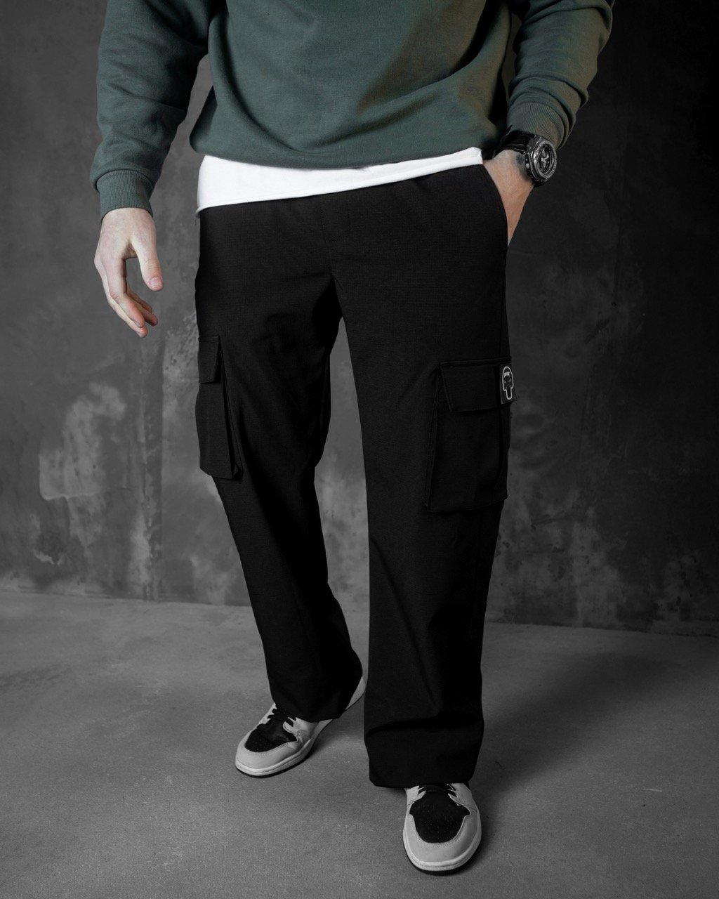 Брюки карго BEZET Клондайк чорний