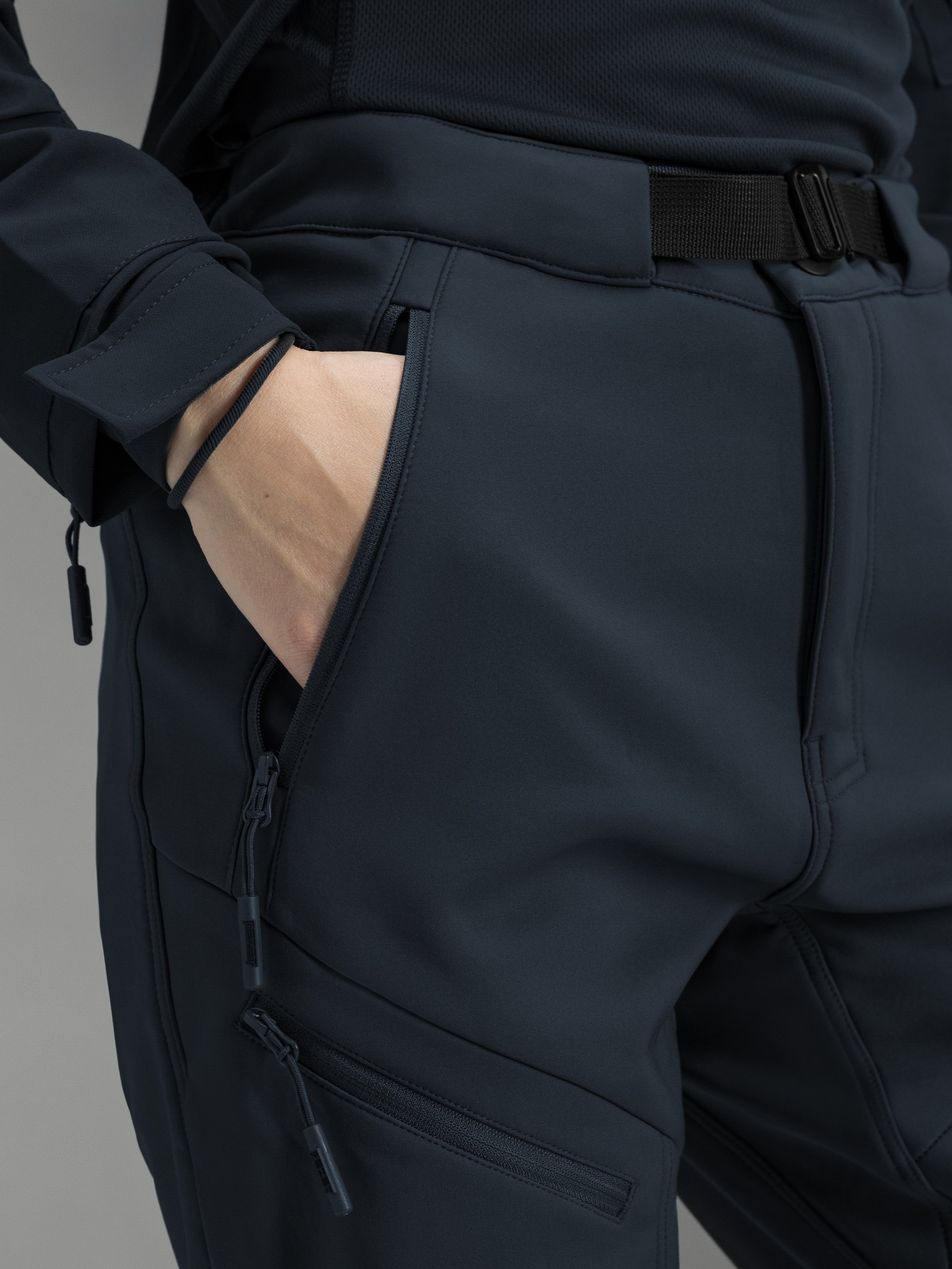 Брюки карго тактичні жіночі Softshell BEZET Techwear синій - Фото 22