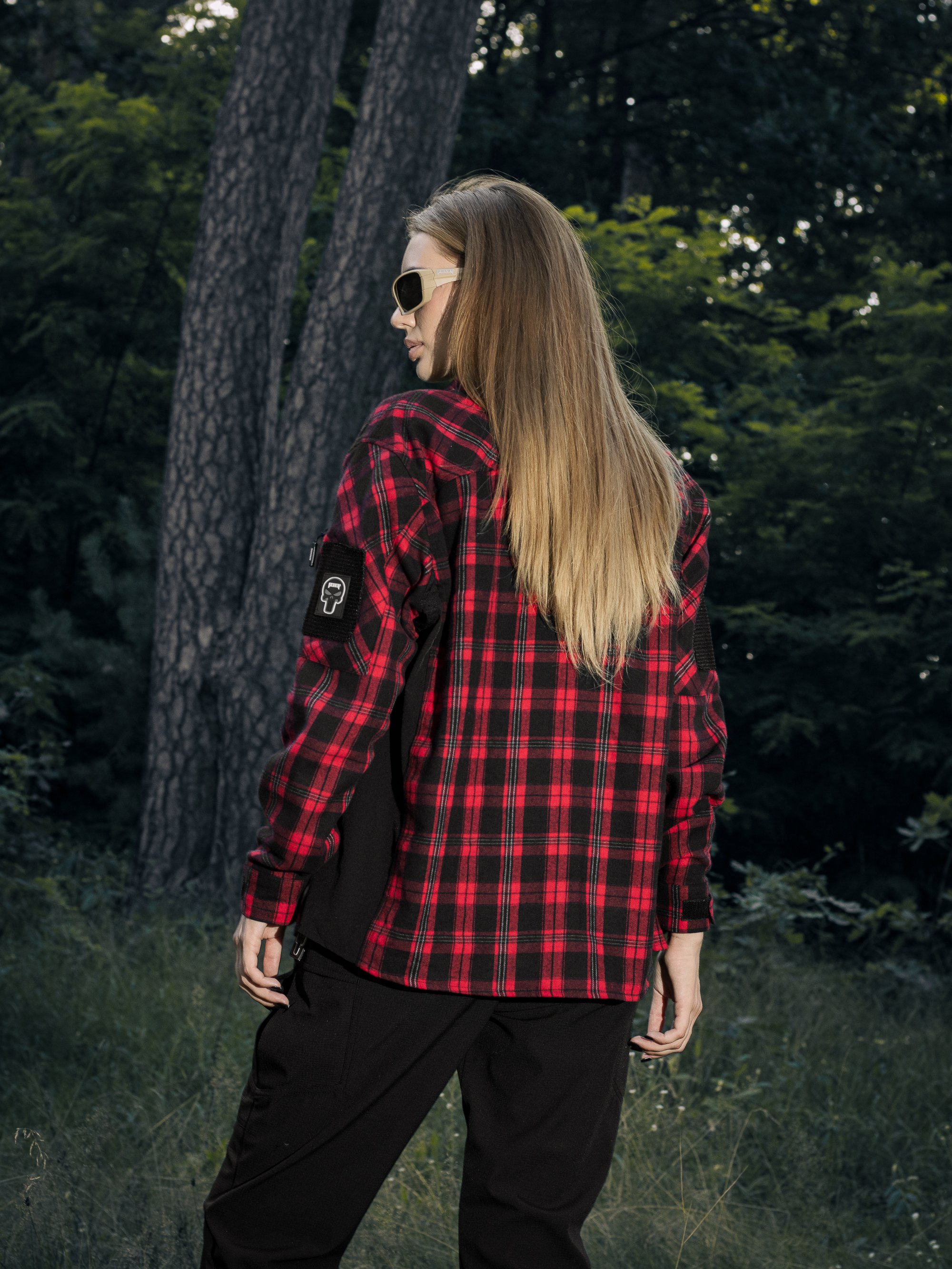 Сорочка фланелева жіноча BEZET Defender чорний/червоний - Фото 24