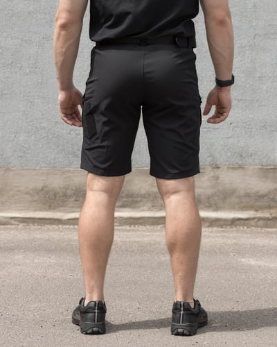 Шорти карго тактичні BEZET Байрактар чорний - Фото 4