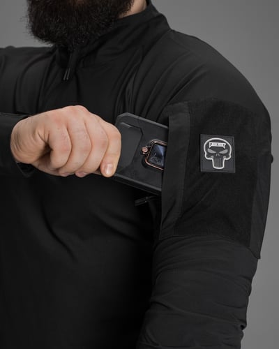 Сорочка тактична чоловіча BEZET Combat чорний - Фото 12