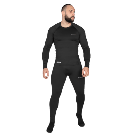 Комплект базового шару Camotec LVL1 чорний KOMBAT