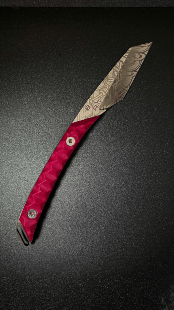 Ніж ЛОКІ РОЖЕВИЙ BATART UA