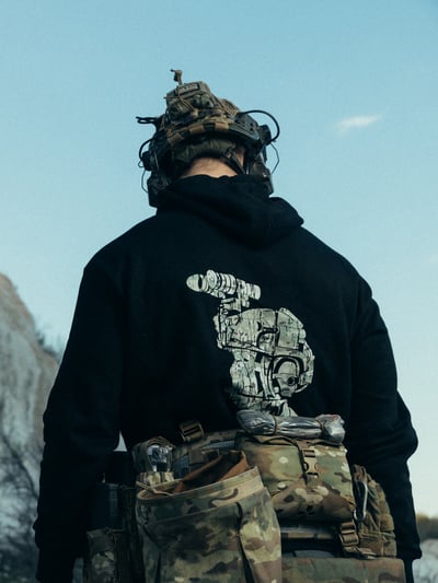 Худі BEZET Fighter чорний - Фото 7