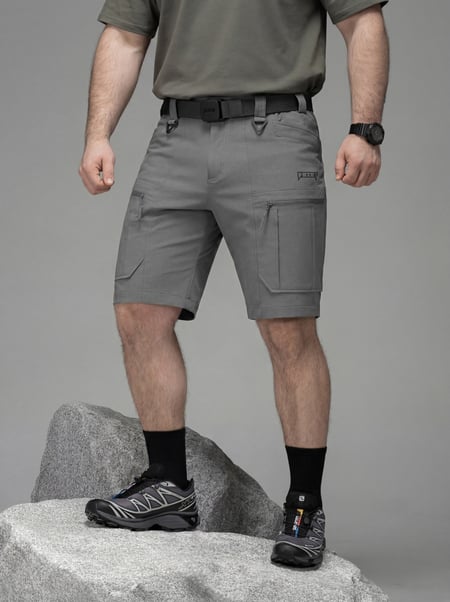 Шорти карго тактичні BEZET Resistance сірий