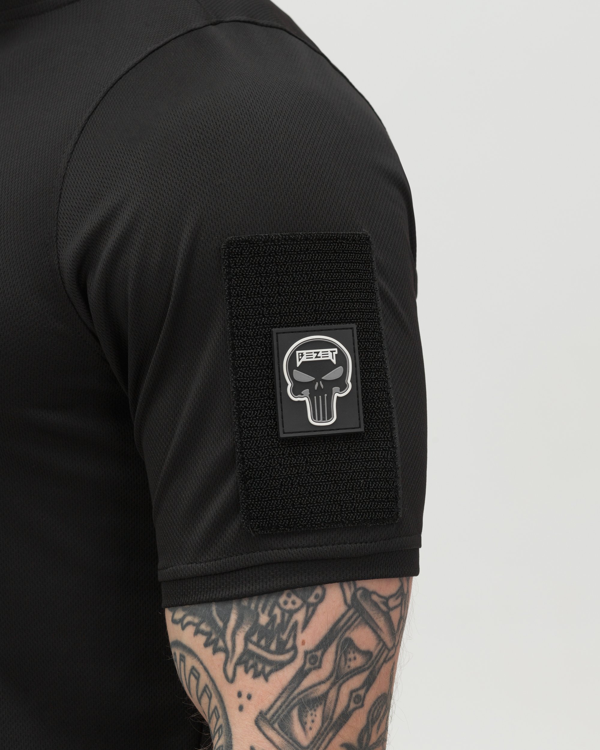 Футболка швидкосохнуча тактична BEZET чорний - Фото 5