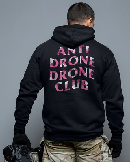 Худі на флісі / без флісу "Antidrone club pink" We feel